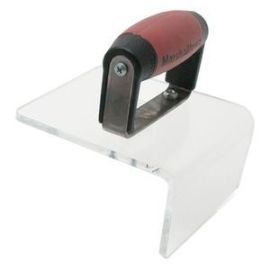 Marshalltown 4261D Acrylic Step Tool with DuraSoft Handle - 1/2" Radius & 5-5/8" x 5-1/4" x 2-3/4"