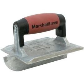 Marshalltown 833D Heavy Duty Zinc Hand Groover with DuraSoft Handle - Bit 1/4" Radius 3/8" Width 1/2" Depth