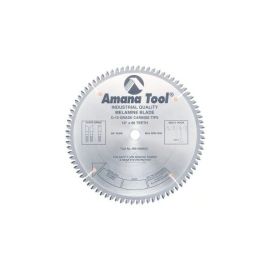 Amana Tool MB10800 Carbide Tipped Double-Face Melamine 10 Inch D x 80T H-ATB, -6 Deg, 5/8 Bore, Circular Saw Blade