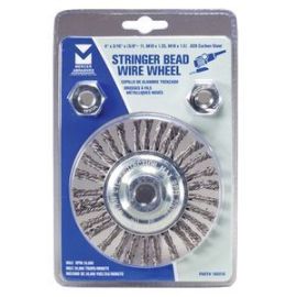 Mercer 186010 Stringer Bead Knot Wire Wheel-Carbon Steel