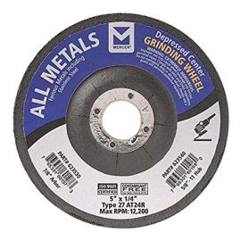 Mercer 623530 Type 27 Depressed Center Grinding Wheels - 25-pk