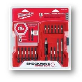 Milwaukee 48-32-4403 Shockwave Driver Bit Set 18 Pc