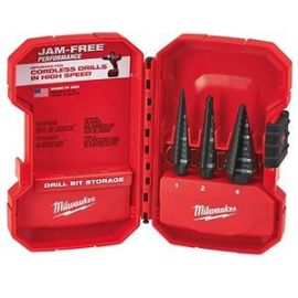 MIlwaukee 48-89-9221 Step Drill Bit Set (3 pc)