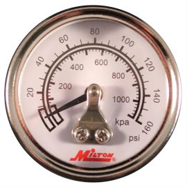 Milton Industries 1189 1/4" NPT Center Back Mount Pressure Gauge | Dynamite Tool