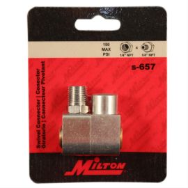 Milton Industries S657 1/4" NPT Air Hose Swivel Connector