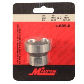 Milton Industries S-685-6 Air Manifold - 3 outlets