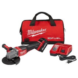 

Milwaukee 2980-21 M18 FUEL™ 4-1/2” - 6” Braking Grinder Kit, Paddle Switch No-Lock | Dynamite Tool