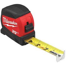 Milwaukee 48-22-0425 Compact Wide Blade Tape Measures 25-ft.