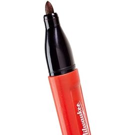 Milwaukee 48-22-3102 Inkzall Point Marker, Medium, Black, 2-Pack | Dynamite Tool