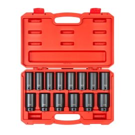 Tekton 92333 1/2 Inch Drive Deep 6-Point Impact Socket Set | Dynamite Tool