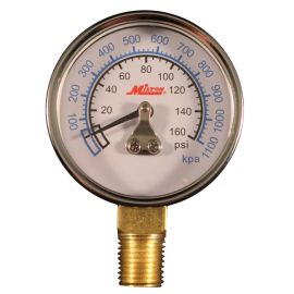 Milton 1194 1/4" NPT Pressure Gauge 0-160 PSI Range