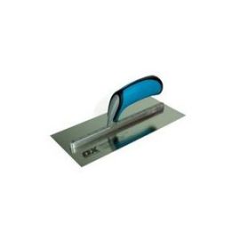 OX OX-P011016 OX Pro 4"x16" (100x406mm) Finishing Trowel - Stainless Steel - OX Grip