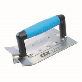 OX OX-P404925 OX Pro 4-1/2"x7" Medium Groover - Stainless Steel - 1" deep x 1/2" wide - OX Grip