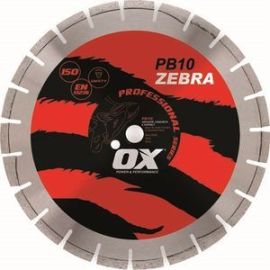 OX OX-PB10-4 Professional Abrasive 4'' Diamond Blade - 7/8'' - 5/8'' Bore