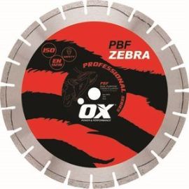 OX OX-PBF-14 Professional Dual Purpose 14'' Walk-Behind Saw Diamond Blade - 1'' bore