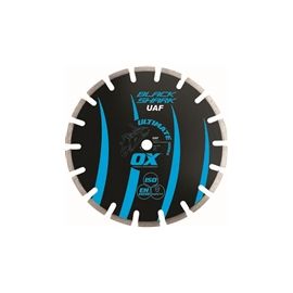 OX OX-UAF-14 Ultimate Asphalt 14'' Walk-Behind Saw Diamond Blade - 1'' bore