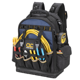 CLC WORK GEAR PB1133 MOLDED BASE ​TOOL BACKPACK – 38 POCKET