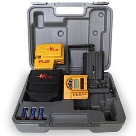 PLS 4 System Horizontal Vertical & Plumb Laser Level With SLD Detector