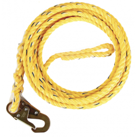 Guardian 01340 50' Standard 5/8" Rope w/ Snaphook end