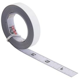 Rousseau 0012R 1/2 in. X 12' Adhesive Backed Steel Tape Measure  Reads L to R