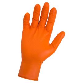 SAS 66473 Safety Gloves Astro Grip PF Nitrile 6 mil (100-pk)-Large