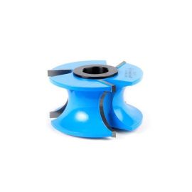 Amana Tool SC572 Carbide Tipped 3-Wing Bullnose 3/4 R x 1-1/2 Bead R x 3-13/16 D x 2 CH x 1 & 1-1/4 Bore Shaper Cutter