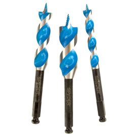 Spyder 12001 Stinger 3-Piece Assorted Woodboring Auger Drill Bit Set | Dynamite Tool