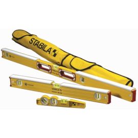 Stabila 48196 3-Piece Torpedo & Mason's Level Set w/ Case