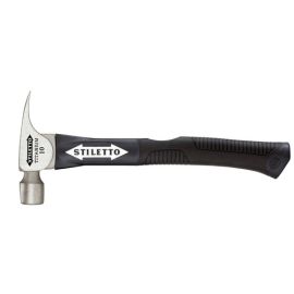 Stiletto FH10C-F 10-oz Titanium Smooth Face Hammer w/ Fiberglass Handle