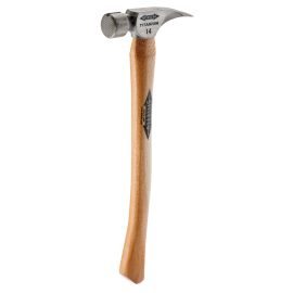 Stiletto ti14mc 14oz Titanium Milled Face, 18" Curved Hickory Handle