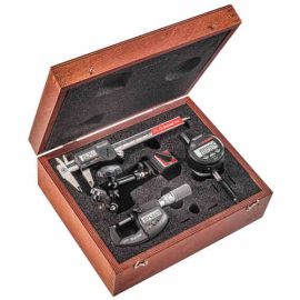 Starrett S9723 Electronic Tool Set with Caliper, Micrometer, Magnetic Base and Indicator | Dynamite Tool