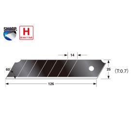 Tajima CB65RBC Razar Black Blade™ H - 10 pack