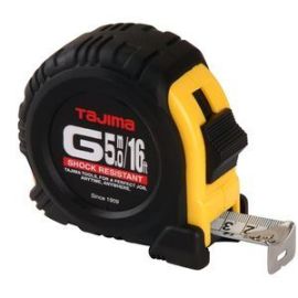 Tajima G-16-5MBW 16 ft or 5 Meter x 1 in. Steel Blade Tape Measure