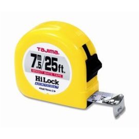 Tajima HL-25/7.5MBW Standard & Metric Scale 25 ft - 7.5m x 1 in. Steel Blade Tape Measure | Dynamite Tool