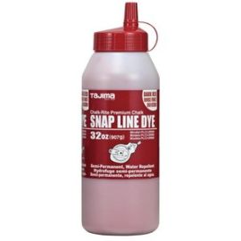 Tajima PLC3-DR900 CHALK-RITE Snap-Line Chalk  32 oz. Red