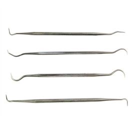 Big Horn 19315 4 Piece Dental Pick Set (Stainless Steel)