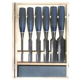 Big Horn 19998, 6 Piece Bevel Edge Chisel Set, 19998