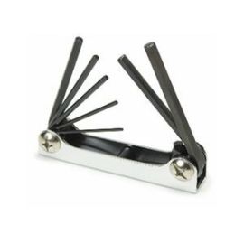 Titan 12708 7 piece Metric Folding Hex Key Set