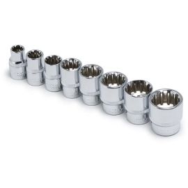 Titan 15203 8 pc 3/8" Dr. SAE Spline Socket Set