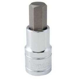 Titan 15612 1/2" Drive Hex Bit Socket 12 mm