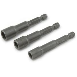 Titan 16103 3 Piece Magnetic Nut Setter 3 inch X 1/4 inch Shank 1/4 inch 5/16 inch 3/8 inch