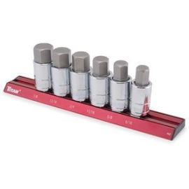 Titan 16130 6pc 1/2in. SAE Hex Bit Socket Set