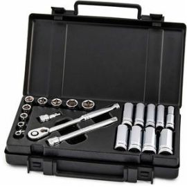 Titan 68001  3/8" Drive SAE Socket Set 21-pc