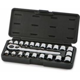 Titan 68003 Fractional/Metric Low Profile Socket Set | Dynamite Tool