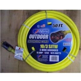 Voltec 68050 50-foot 10/3 Indoor/Outdoor Extension Cord