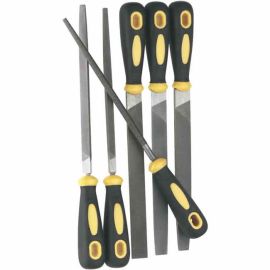 Woodstock D3112 6 - piece Rasp Set w/Rubber Handles